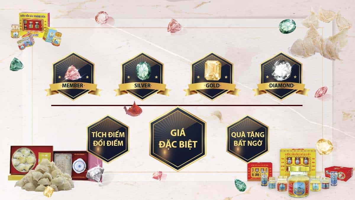 Khách hàng thân thiết King Member Yến Sào Khánh Hòa