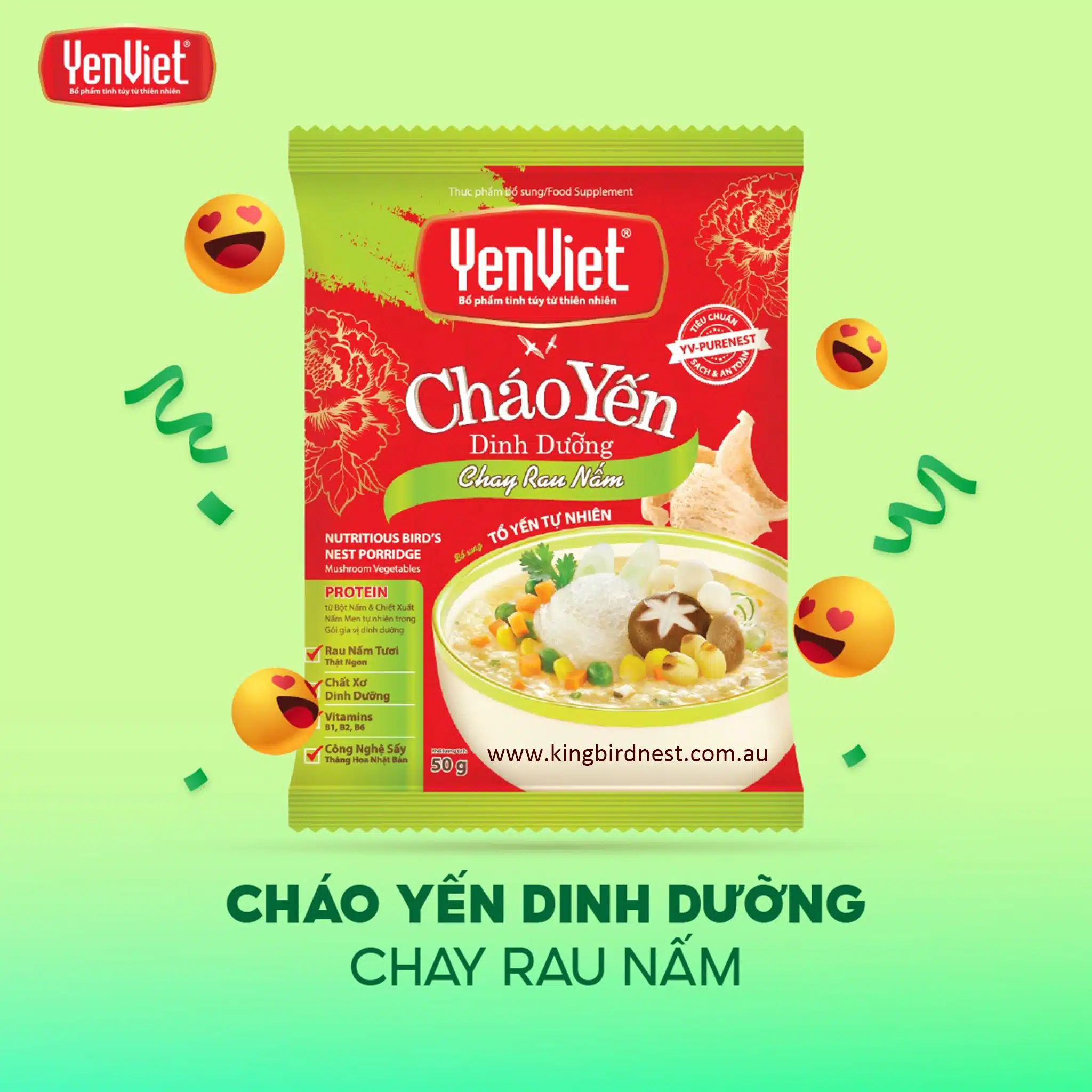 chao yen chay rau nam yenviet YV-POR